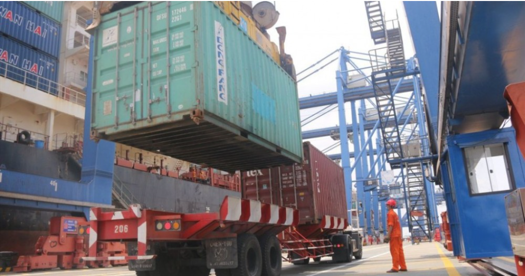                          Hoạt động XNK hàng hóa tại cảng Cát Lái.