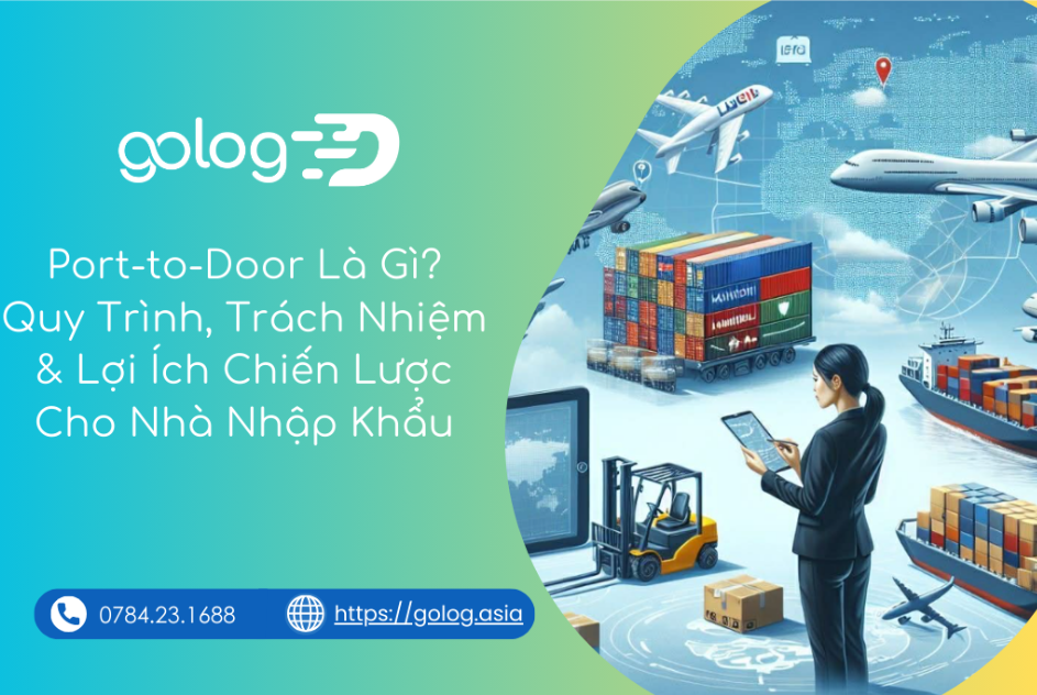Port-to-Door Là Gì? Quy Trình, Trách Nhiệm & Lợi Ích Chiến Lược Cho Nhà Nhập Khẩu