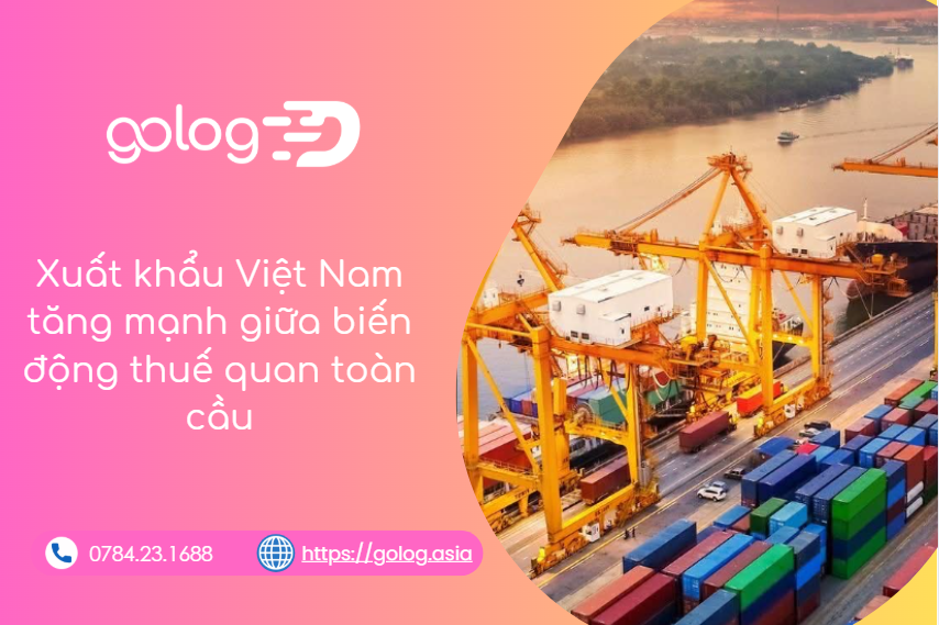Xuất khẩu Việt Nam tăng mạnh giữa biến động thuế quan toàn cầu