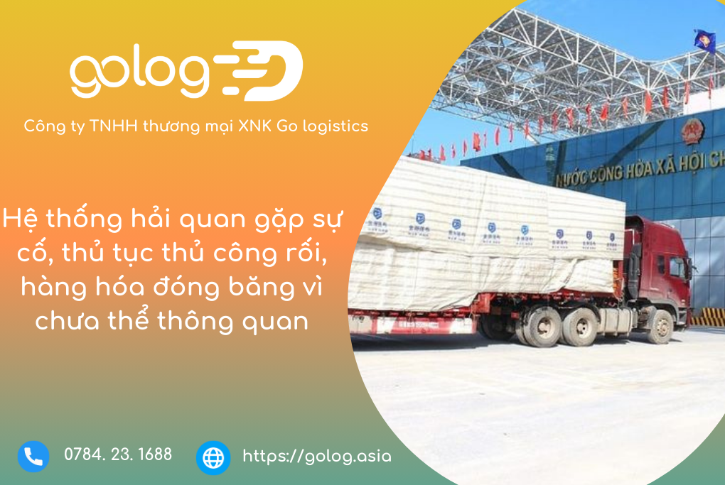 Hệ thống hải quan gặp sự cố, thủ tục thủ công rối, hàng hóa đóng băng vì chưa thể thông quan